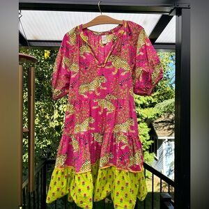 PrintFresh Dress, size l with matching belt